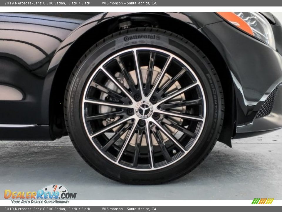 2019 Mercedes-Benz C 300 Sedan Black / Black Photo #9