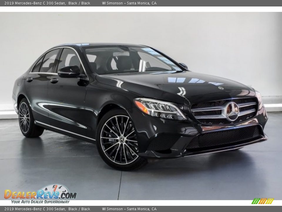 2019 Mercedes-Benz C 300 Sedan Black / Black Photo #12