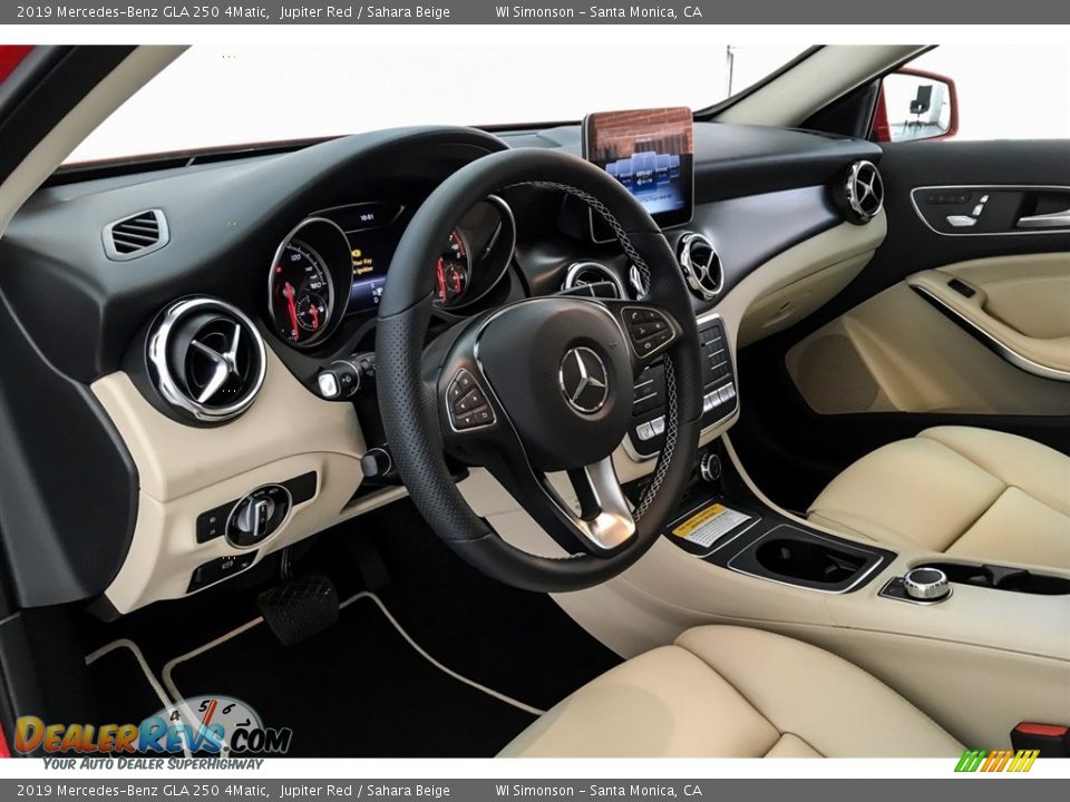 2019 Mercedes-Benz GLA 250 4Matic Jupiter Red / Sahara Beige Photo #4