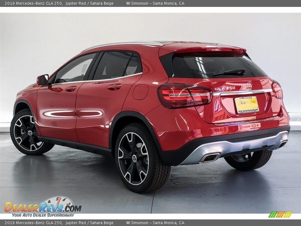 2019 Mercedes-Benz GLA 250 Jupiter Red / Sahara Beige Photo #2