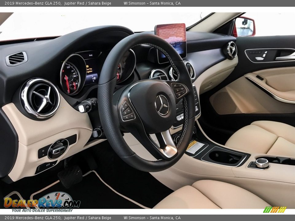 2019 Mercedes-Benz GLA 250 Jupiter Red / Sahara Beige Photo #4