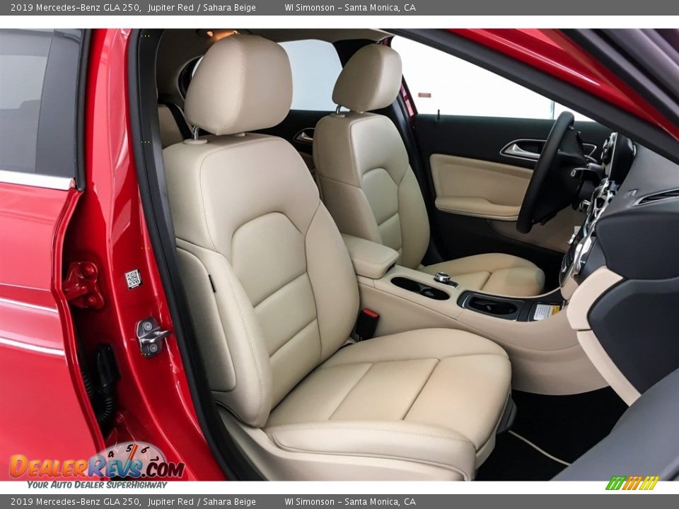 2019 Mercedes-Benz GLA 250 Jupiter Red / Sahara Beige Photo #5