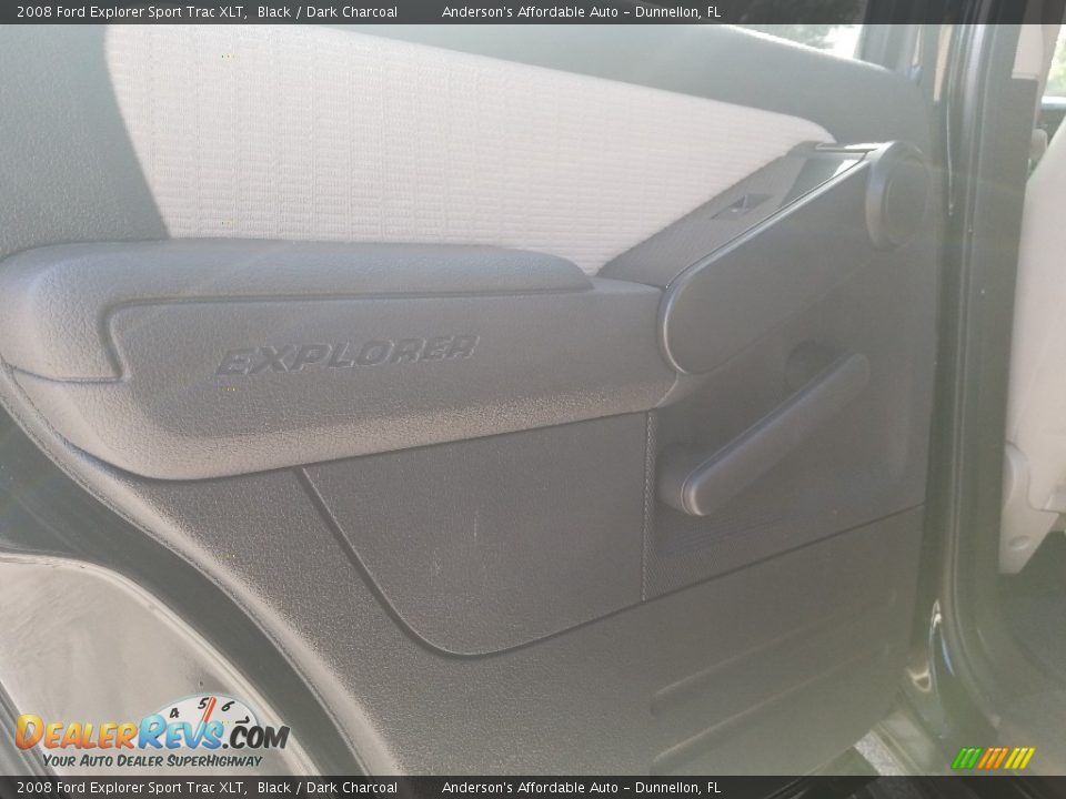 2008 Ford Explorer Sport Trac XLT Black / Dark Charcoal Photo #13