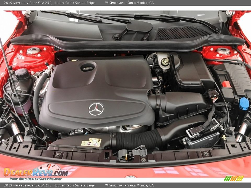 2019 Mercedes-Benz GLA 250 Jupiter Red / Sahara Beige Photo #8