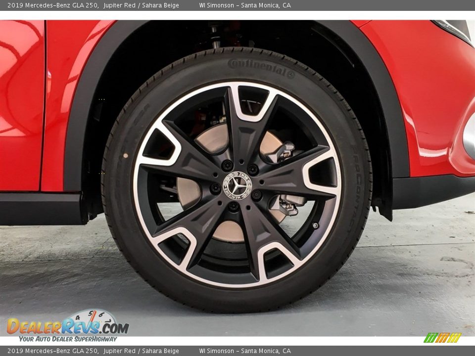 2019 Mercedes-Benz GLA 250 Jupiter Red / Sahara Beige Photo #9