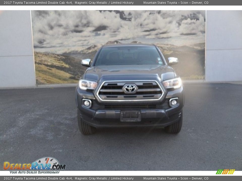 2017 Toyota Tacoma Limited Double Cab 4x4 Magnetic Gray Metallic / Limited Hickory Photo #8