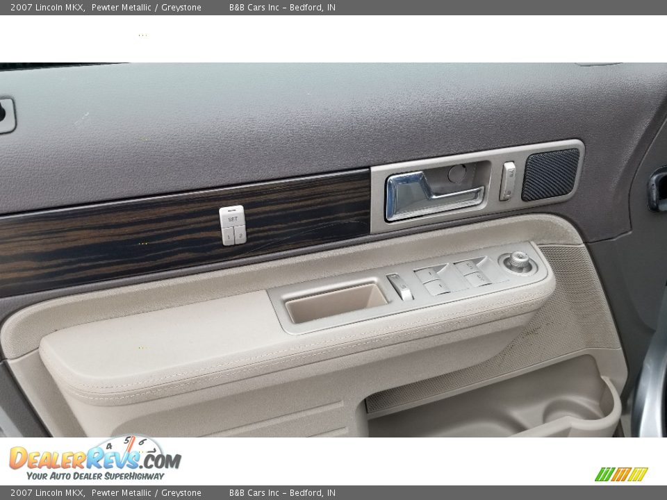 2007 Lincoln MKX Pewter Metallic / Greystone Photo #8