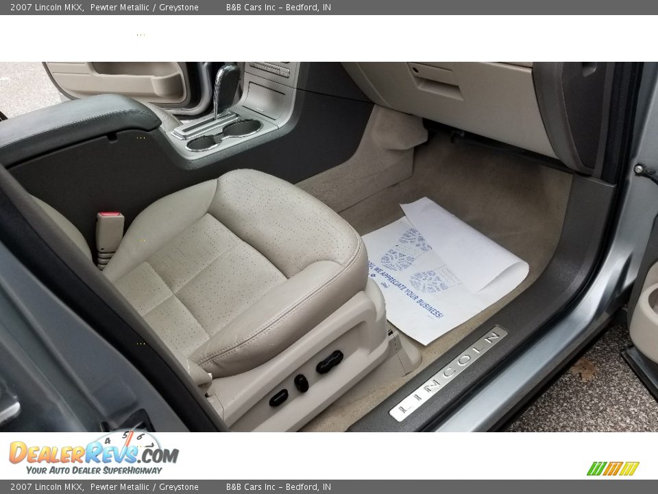 2007 Lincoln MKX Pewter Metallic / Greystone Photo #20