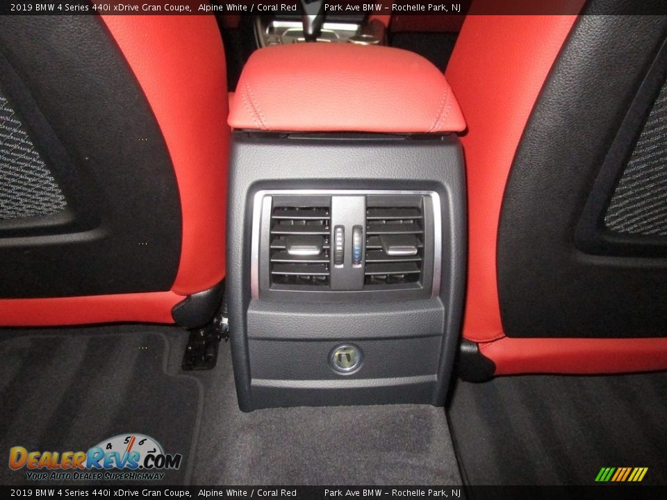 2019 BMW 4 Series 440i xDrive Gran Coupe Alpine White / Coral Red Photo #19