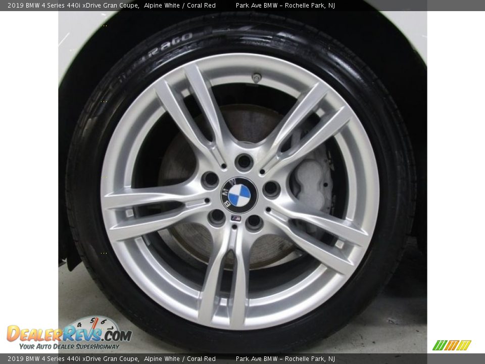 2019 BMW 4 Series 440i xDrive Gran Coupe Alpine White / Coral Red Photo #28