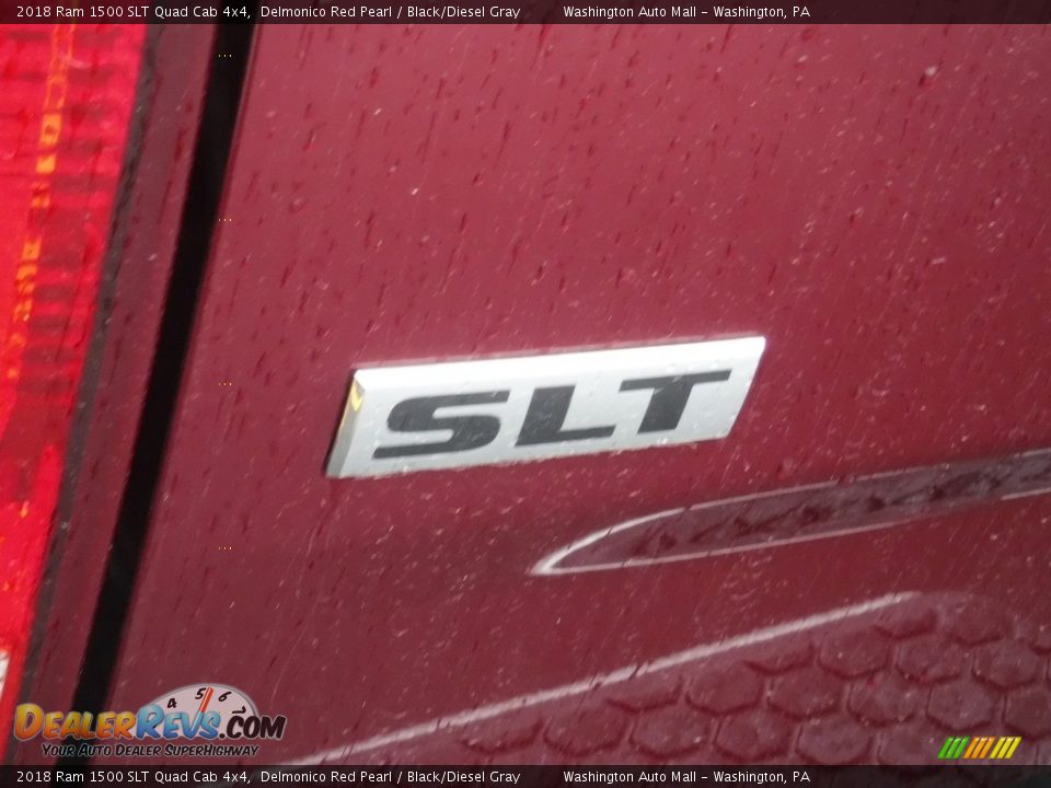 2018 Ram 1500 SLT Quad Cab 4x4 Delmonico Red Pearl / Black/Diesel Gray Photo #8