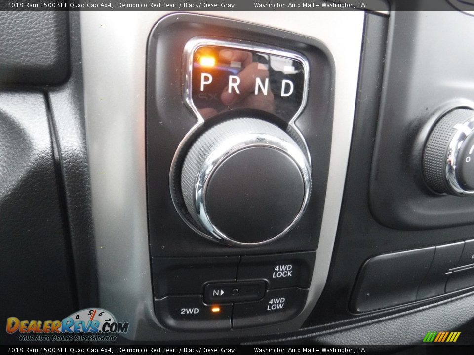 2018 Ram 1500 SLT Quad Cab 4x4 Delmonico Red Pearl / Black/Diesel Gray Photo #19