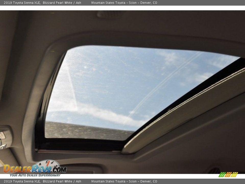 2019 Toyota Sienna XLE Blizzard Pearl White / Ash Photo #9