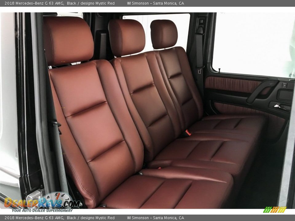 Rear Seat of 2018 Mercedes-Benz G 63 AMG Photo #13