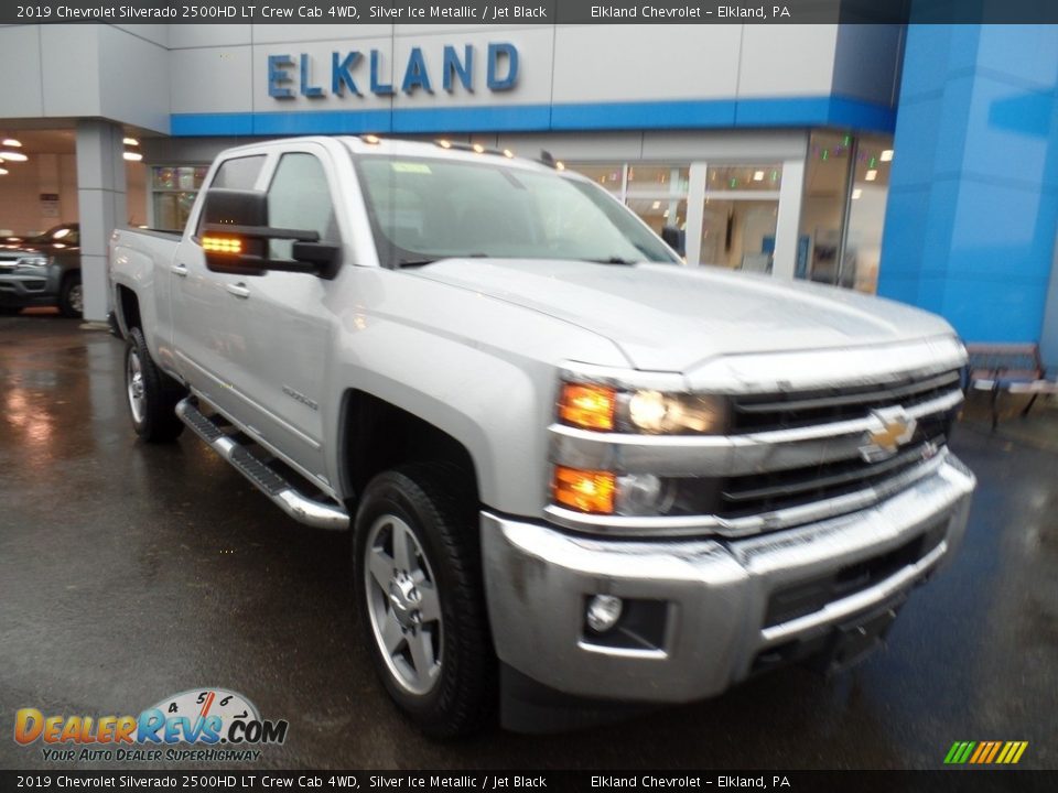 2019 Chevrolet Silverado 2500HD LT Crew Cab 4WD Silver Ice Metallic / Jet Black Photo #3