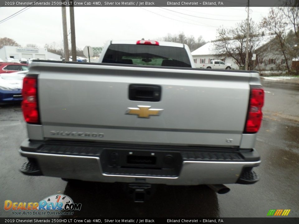2019 Chevrolet Silverado 2500HD LT Crew Cab 4WD Silver Ice Metallic / Jet Black Photo #6
