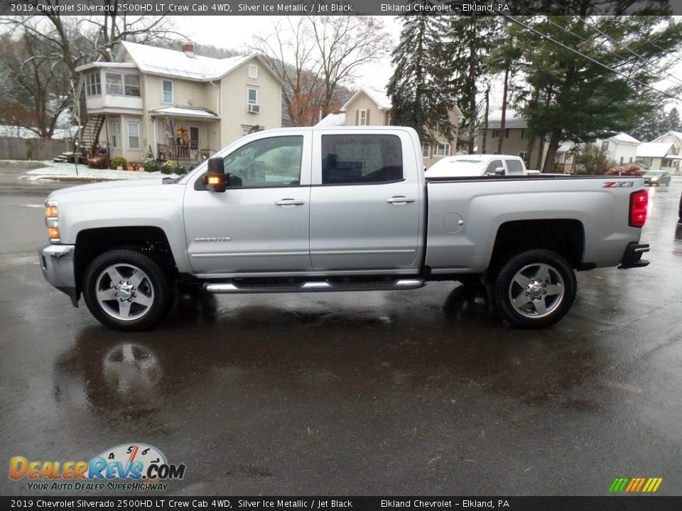 2019 Chevrolet Silverado 2500HD LT Crew Cab 4WD Silver Ice Metallic / Jet Black Photo #8