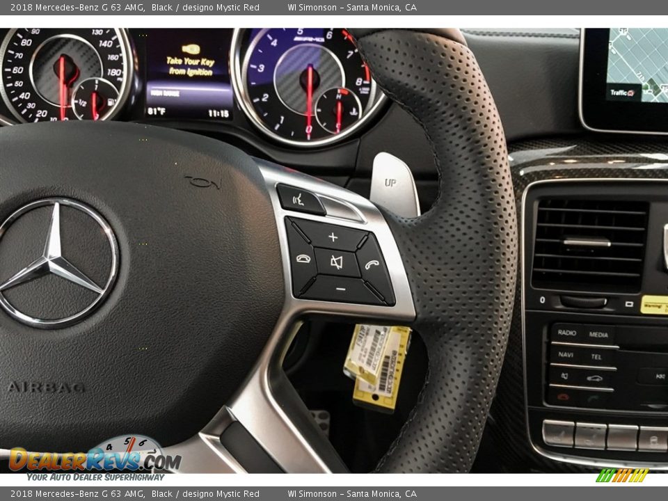 2018 Mercedes-Benz G 63 AMG Steering Wheel Photo #20