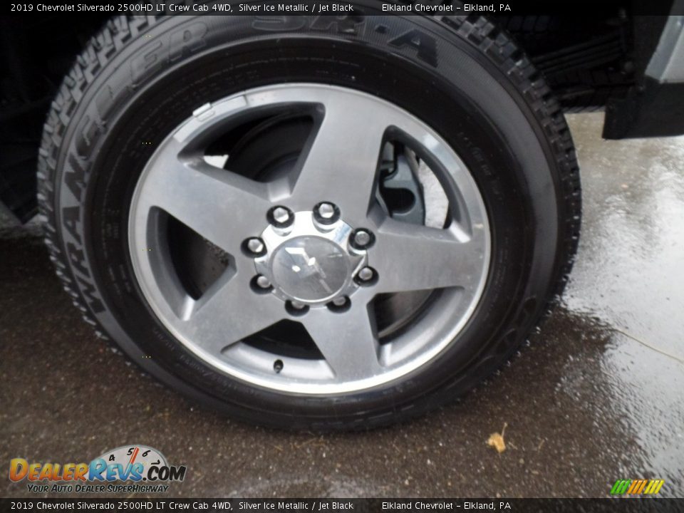 2019 Chevrolet Silverado 2500HD LT Crew Cab 4WD Silver Ice Metallic / Jet Black Photo #9