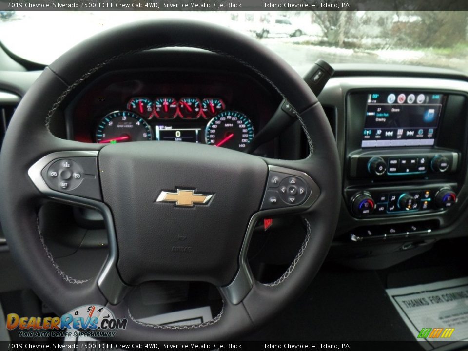 2019 Chevrolet Silverado 2500HD LT Crew Cab 4WD Silver Ice Metallic / Jet Black Photo #20