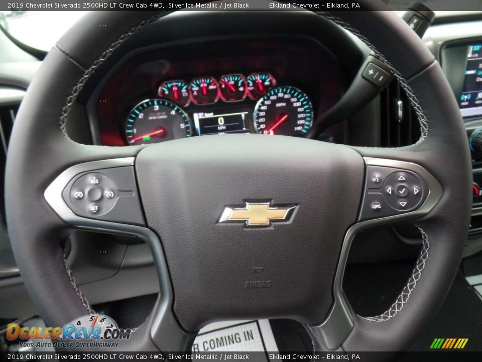 2019 Chevrolet Silverado 2500HD LT Crew Cab 4WD Silver Ice Metallic / Jet Black Photo #21