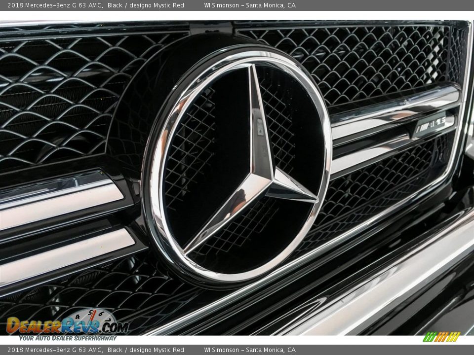 2018 Mercedes-Benz G 63 AMG Black / designo Mystic Red Photo #34