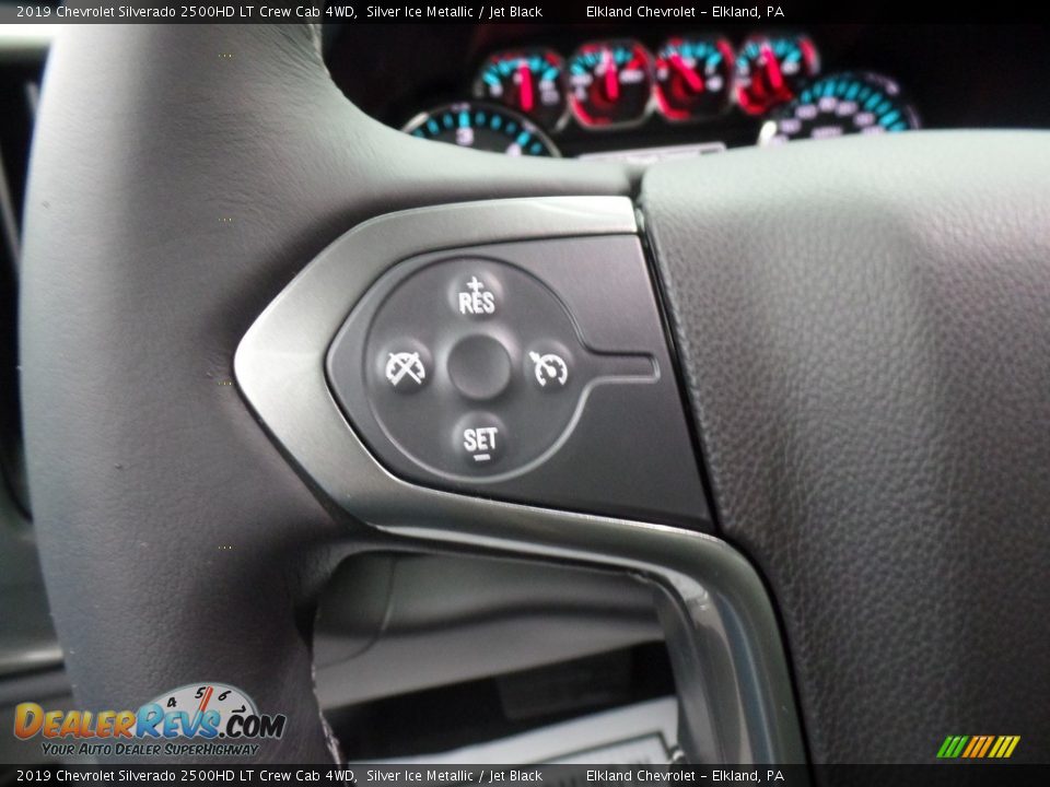 2019 Chevrolet Silverado 2500HD LT Crew Cab 4WD Silver Ice Metallic / Jet Black Photo #23