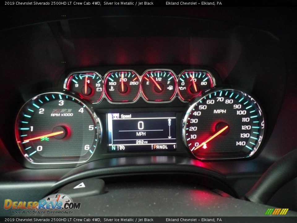 2019 Chevrolet Silverado 2500HD LT Crew Cab 4WD Silver Ice Metallic / Jet Black Photo #25