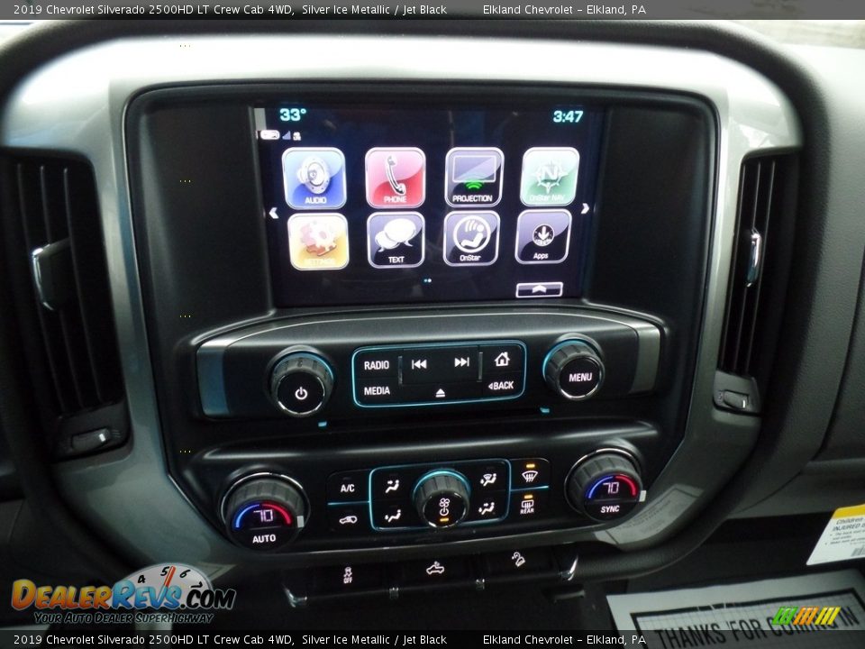 2019 Chevrolet Silverado 2500HD LT Crew Cab 4WD Silver Ice Metallic / Jet Black Photo #26