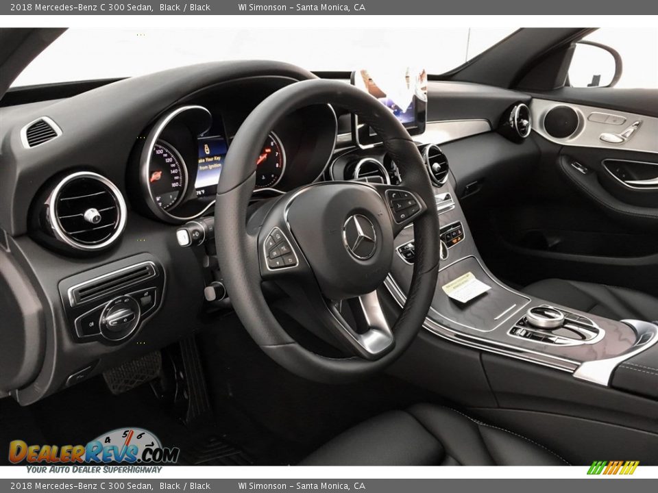 2018 Mercedes-Benz C 300 Sedan Black / Black Photo #4