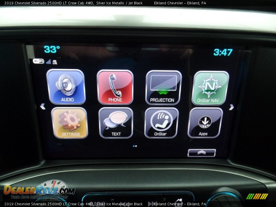 2019 Chevrolet Silverado 2500HD LT Crew Cab 4WD Silver Ice Metallic / Jet Black Photo #27