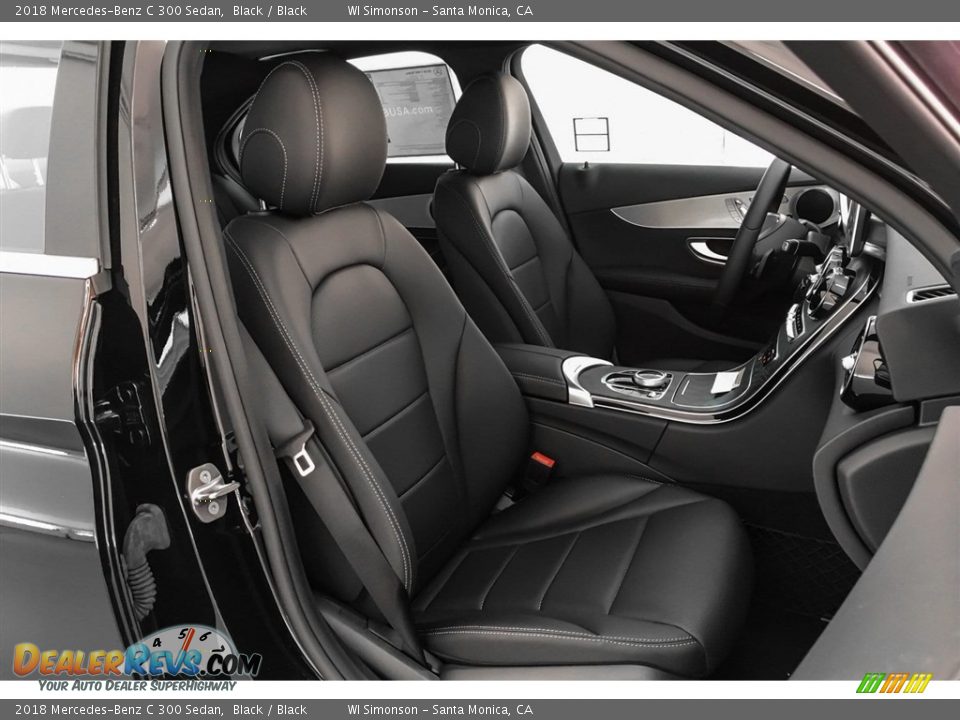 2018 Mercedes-Benz C 300 Sedan Black / Black Photo #5