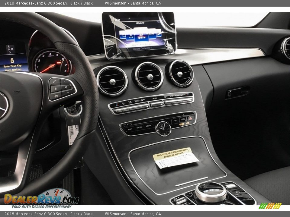 2018 Mercedes-Benz C 300 Sedan Black / Black Photo #6