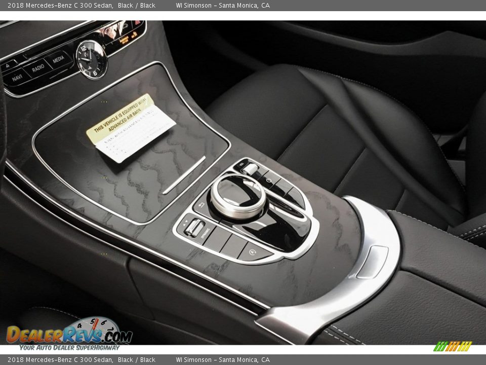 2018 Mercedes-Benz C 300 Sedan Black / Black Photo #7