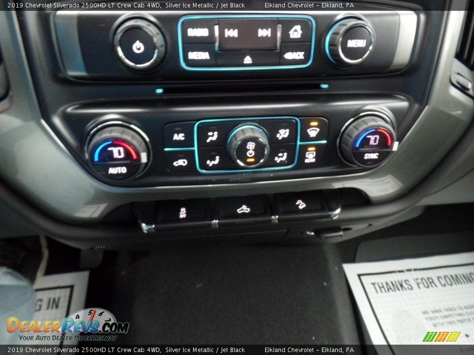 2019 Chevrolet Silverado 2500HD LT Crew Cab 4WD Silver Ice Metallic / Jet Black Photo #31
