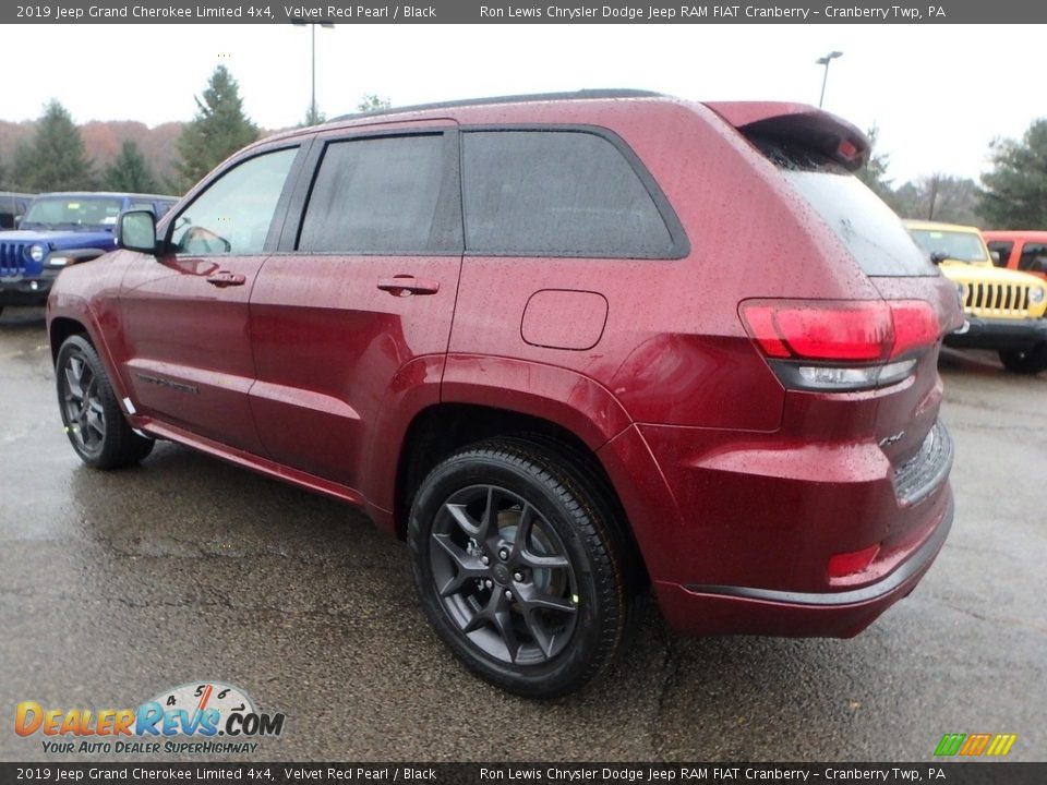 2019 Jeep Grand Cherokee Limited 4x4 Velvet Red Pearl / Black Photo #8