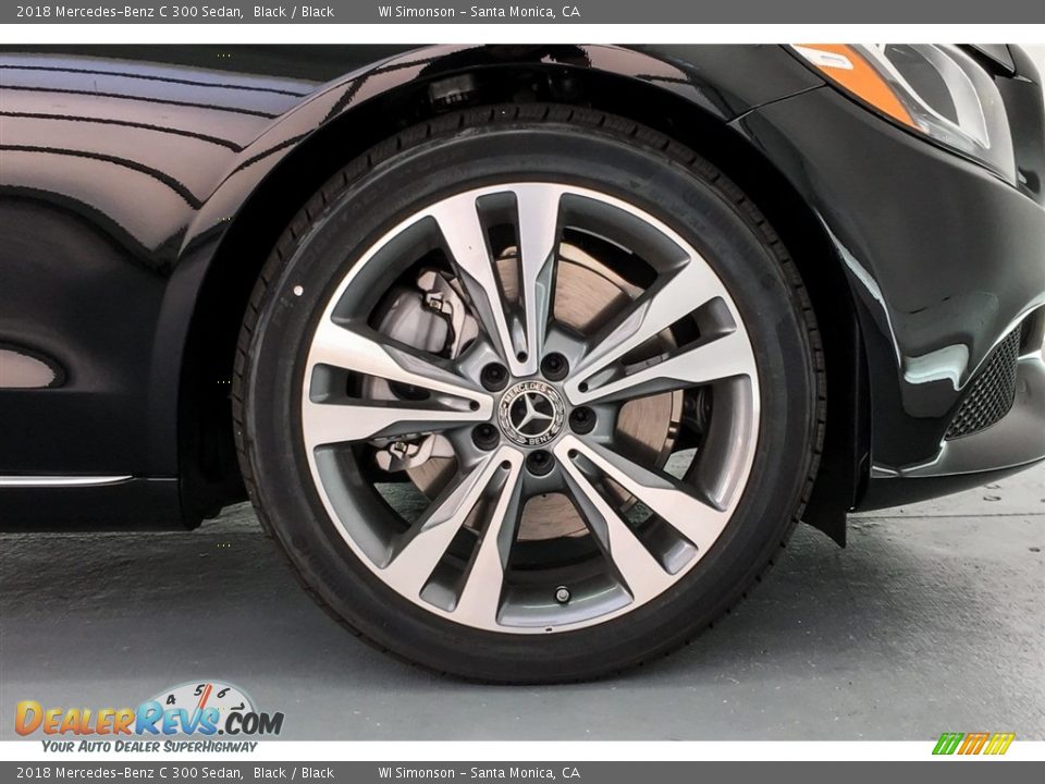 2018 Mercedes-Benz C 300 Sedan Black / Black Photo #9