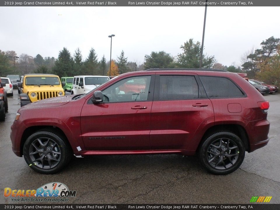 2019 Jeep Grand Cherokee Limited 4x4 Velvet Red Pearl / Black Photo #9