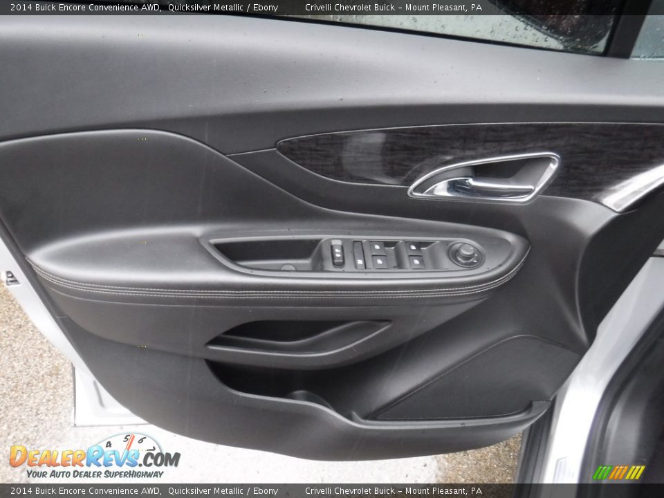 2014 Buick Encore Convenience AWD Quicksilver Metallic / Ebony Photo #13