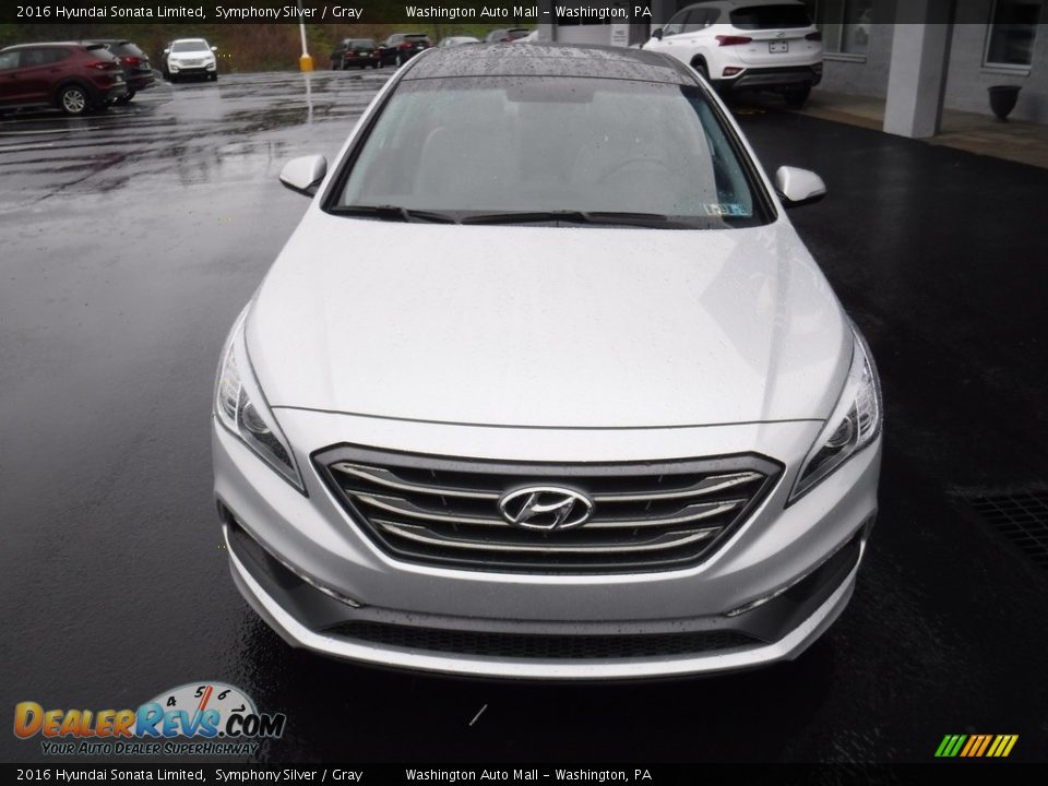 2016 Hyundai Sonata Limited Symphony Silver / Gray Photo #5