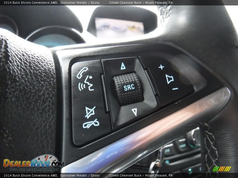2014 Buick Encore Convenience AWD Quicksilver Metallic / Ebony Photo #24