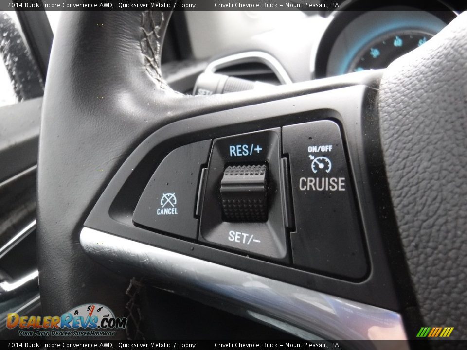 2014 Buick Encore Convenience AWD Quicksilver Metallic / Ebony Photo #25
