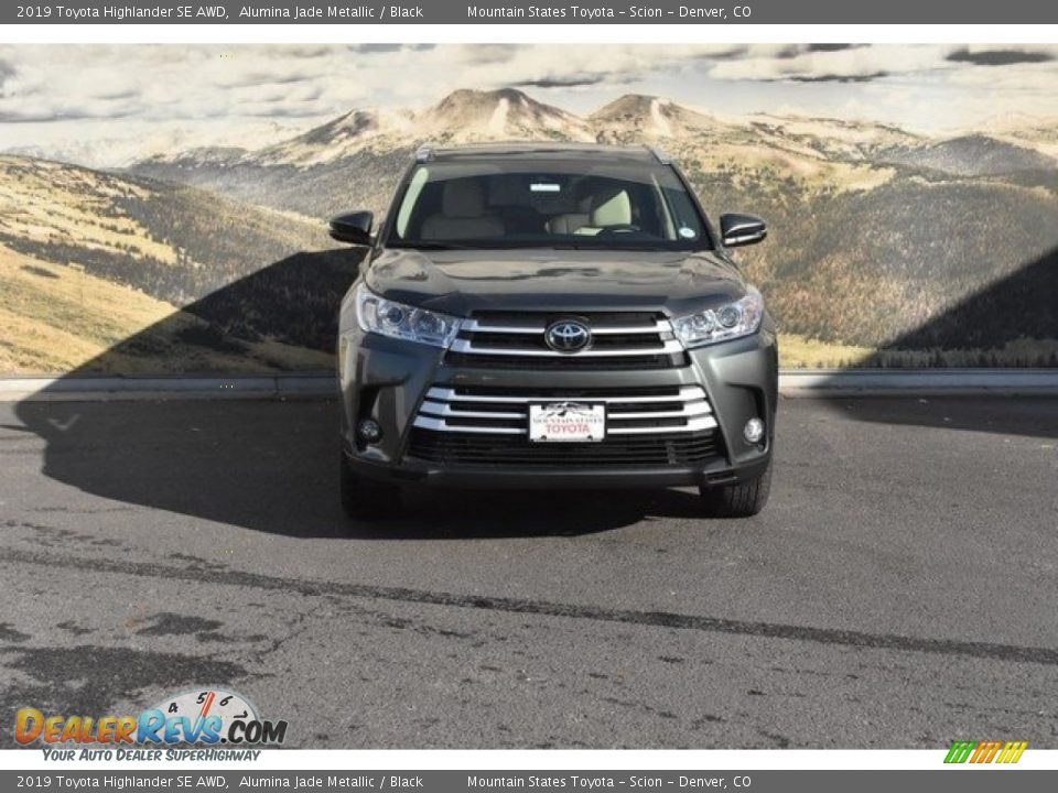 2019 Toyota Highlander SE AWD Alumina Jade Metallic / Black Photo #2