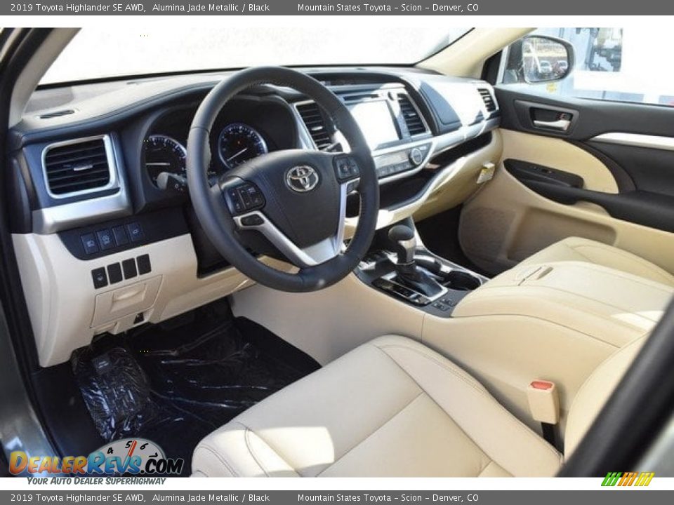 2019 Toyota Highlander SE AWD Alumina Jade Metallic / Black Photo #5