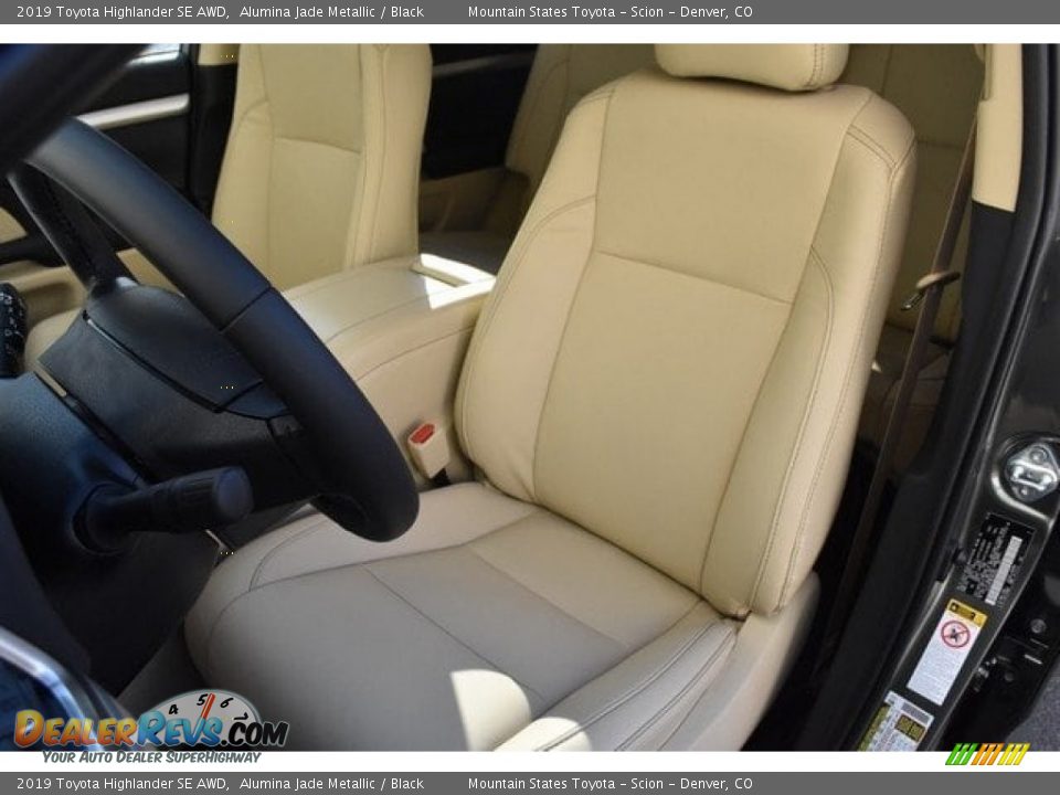 2019 Toyota Highlander SE AWD Alumina Jade Metallic / Black Photo #7