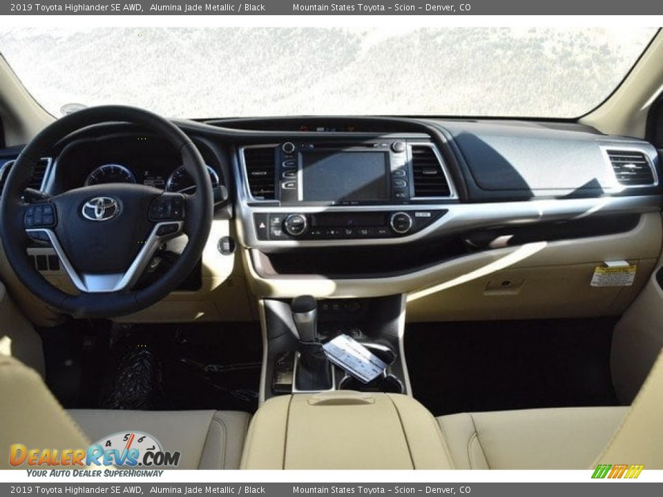 2019 Toyota Highlander SE AWD Alumina Jade Metallic / Black Photo #8