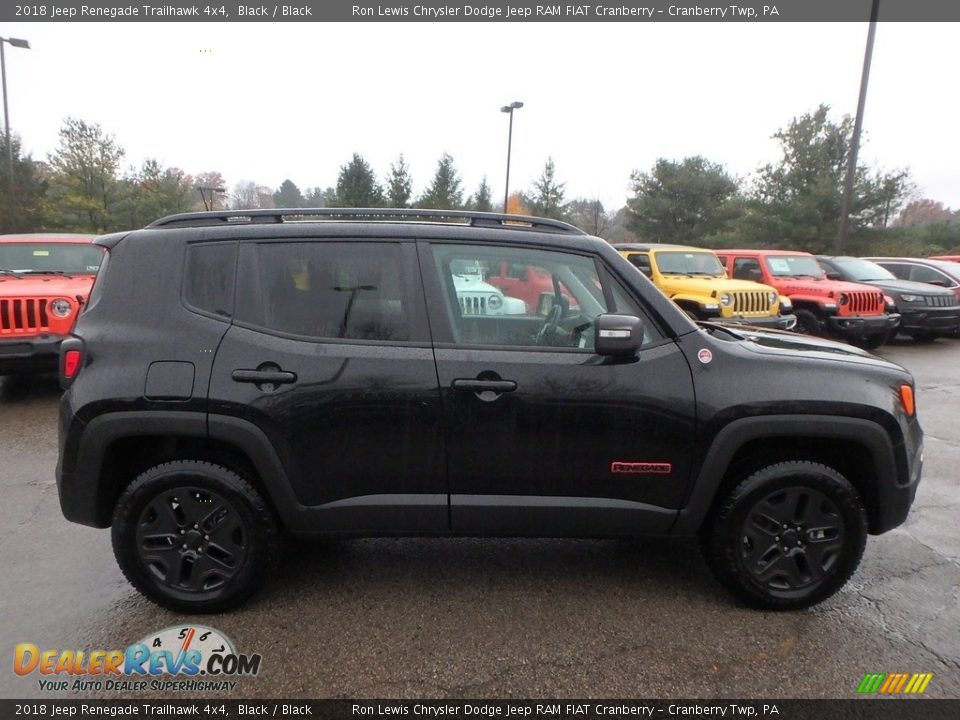 2018 Jeep Renegade Trailhawk 4x4 Black / Black Photo #4
