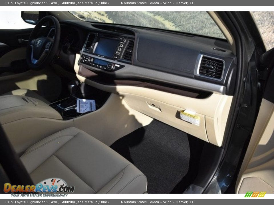 2019 Toyota Highlander SE AWD Alumina Jade Metallic / Black Photo #11