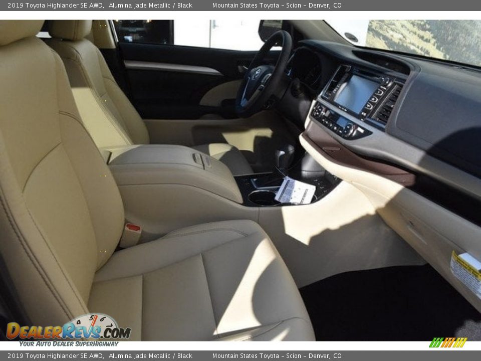 2019 Toyota Highlander SE AWD Alumina Jade Metallic / Black Photo #12