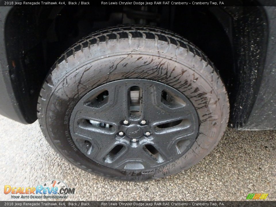 2018 Jeep Renegade Trailhawk 4x4 Black / Black Photo #10